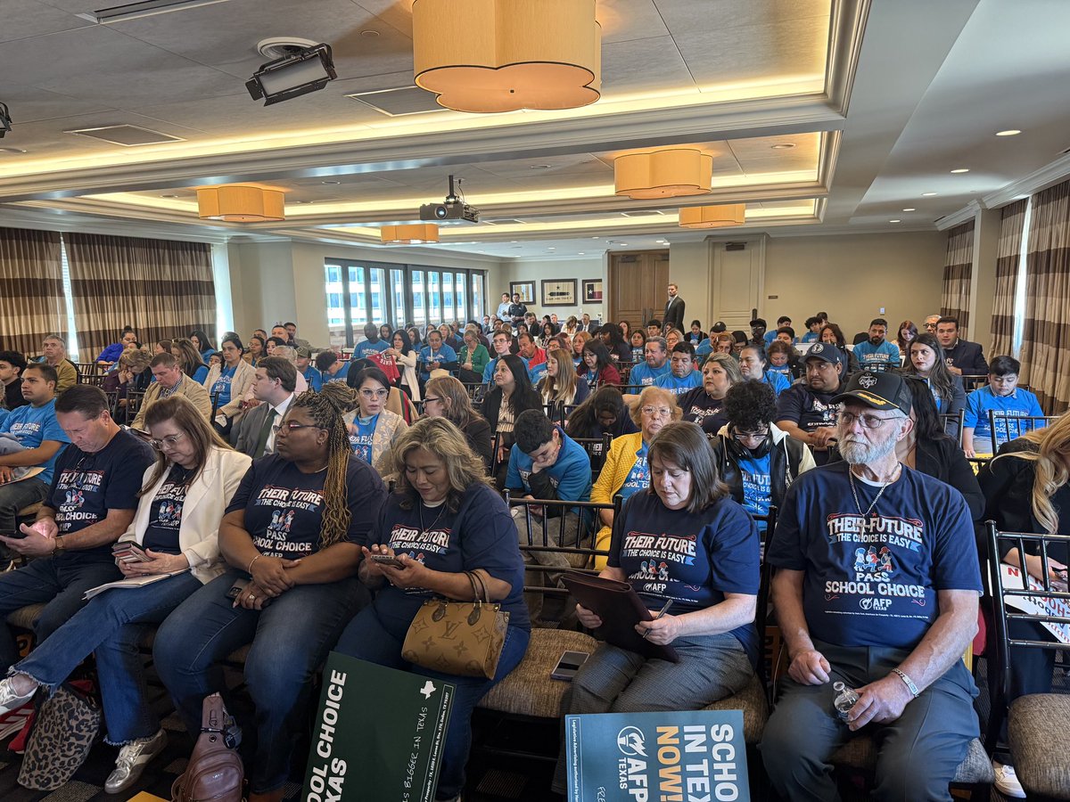 TPPF's tweet image. Huge turnout from families and lawmakers at Parent Empowerment Day!

It’s time to make Texas #1 in education by letting families choose the best educational environment for their kids, with ESAs. #txed