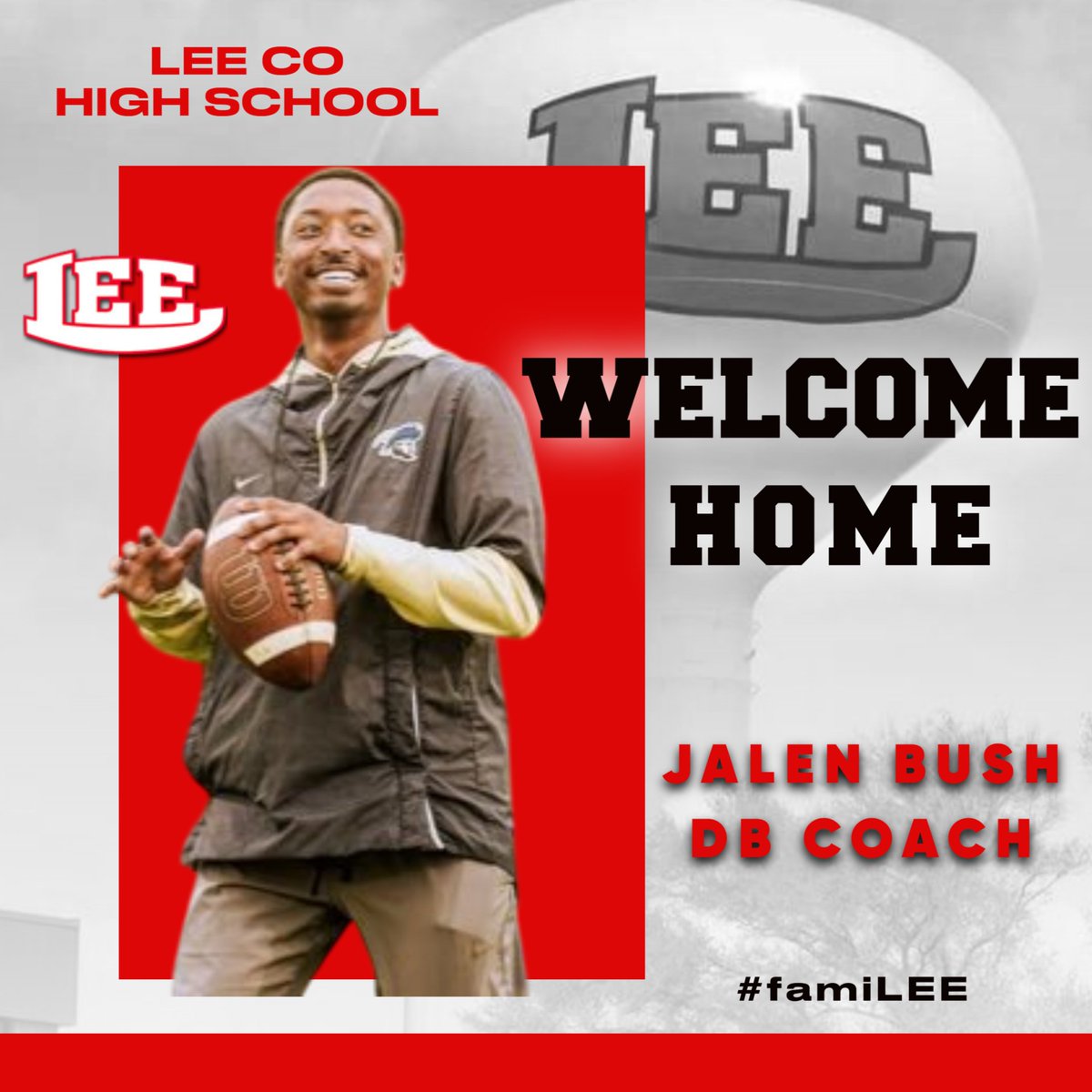The Rocker Lee (@rockerlee229) on Twitter photo Excited to welcome home former <a href="/leeathletics/">Lee athletics</a> Alumni <a href="/CoachBush13/">Jalen Bush</a> to the π staff! #famiLEE Excited to welcome home former <a href="/leeathletics/">Lee athletics</a> Alumni <a href="/CoachBush13/">Jalen Bush</a> to the π staff! #famiLEE