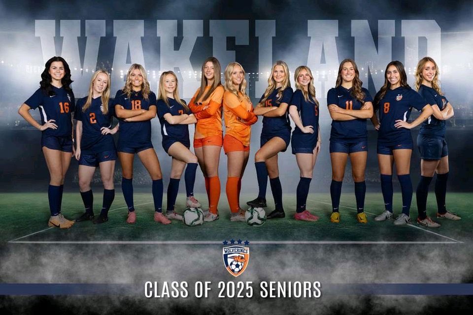 Wakeland Girls Soccer (@wakelandgsoc) on Twitter photo 🚨GAMEDAY🚨Senior Night! Get to Wakeland early tonight to celebrate these 11 seniors! Left to right Avery, Nancy, <a href="/Syd_Cooley/">Syd</a> <a href="/emmasapp7/">emma sapp</a> <a href="/claire_manis1/">Claire Manis</a> Brooklynn, Sophie, <a href="/HendersonMerrit/">Merrit.Henderson</a> <a href="/emmaerickson/">emma erickson</a> <a href="/Lolajimenez_/">Lola Jimenez</a> and <a href="/ChaneySeal/">Chaney Seal</a>
📍The Land
⏱️V 5:30 / JV 7:15
#LeaveYourMark 🚨GAMEDAY🚨Senior Night! Get to Wakeland early tonight to celebrate these 11 seniors! Left to right Avery, Nancy, <a href="/Syd_Cooley/">Syd</a> <a href="/emmasapp7/">emma sapp</a> <a href="/claire_manis1/">Claire Manis</a> Brooklynn, Sophie, <a href="/HendersonMerrit/">Merrit.Henderson</a> <a href="/emmaerickson/">emma erickson</a> <a href="/Lolajimenez_/">Lola Jimenez</a> and <a href="/ChaneySeal/">Chaney Seal</a>
📍The Land
⏱️V 5:30 / JV 7:15
#LeaveYourMark