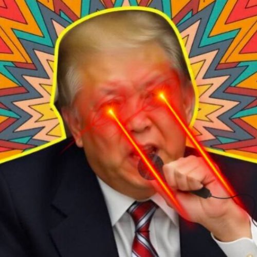 CryptoGatsu's tweet photo. most definitely, the meme is fire. image is fire. easy to meme.
βWould Trump drop a bomb on your headβ
#TrumpWould π― https://t.co/1HIkeyg28Y