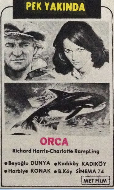 Orca (1977)
Orca / Denizin aslanı
G. T: 17.09.1978
