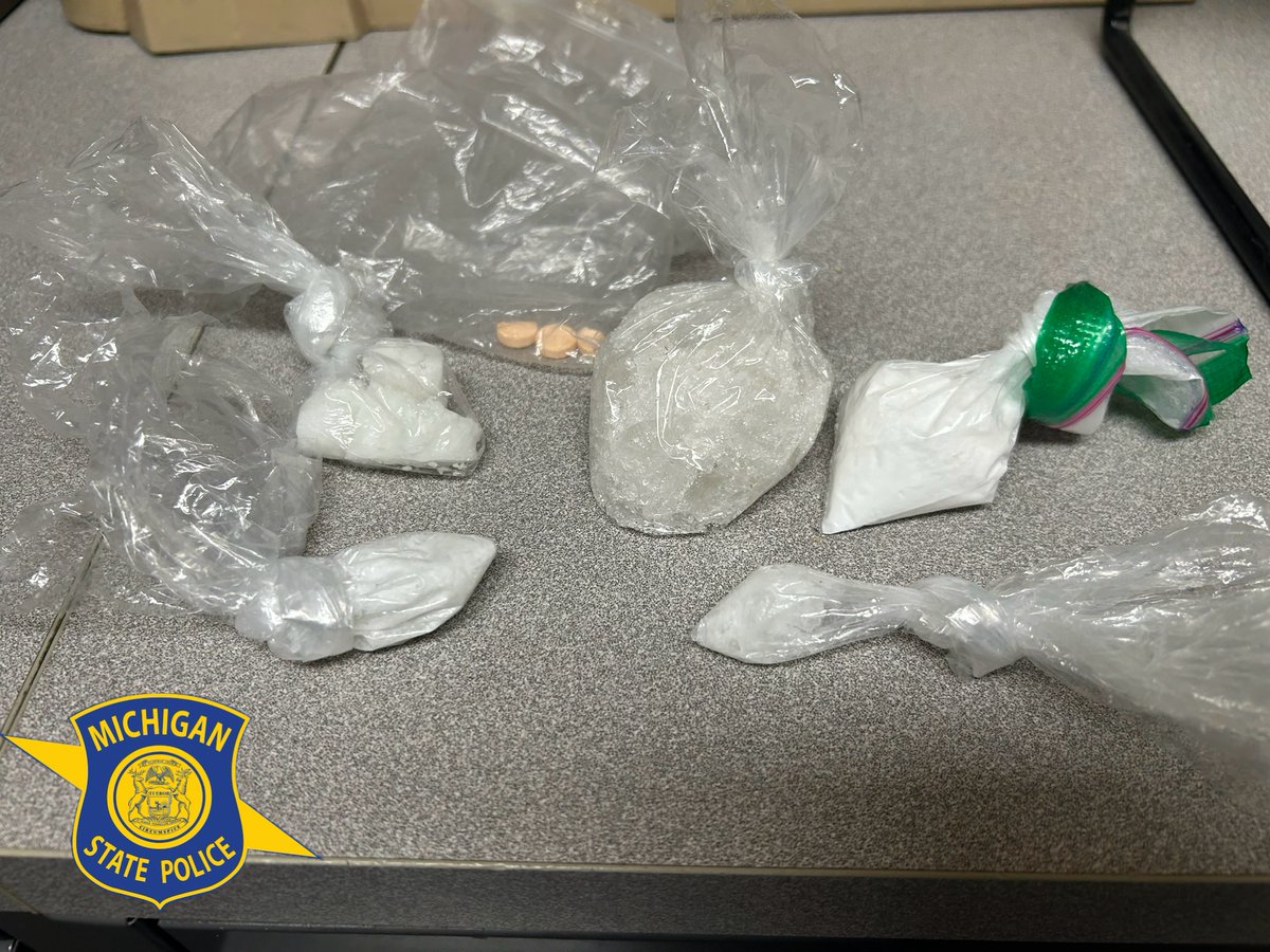 OTSEGO COUNTY, MI. On March 7, 2025, Straits Area Narcotics Enforcement (SANE), with the assistance of the Michigan State Police (MSP) Gaylord Post, Otsego County Sheriff’s Office, and the Gaylord Police Department conducted a traffic stop on a vehicle on I-75 Highway in Otsego