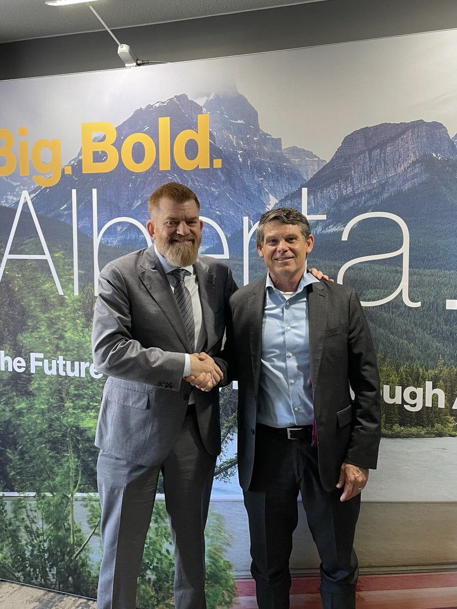 Kicking off <a href="/CERAWeek/">CERAWeek</a> on a high note! We had the privilege of spending our first morning here with Minister <a href="/BrianJeanAB/">Brian Jean</a>, diving into meaningful discussions about Alberta’s critical role in the global energy landscape. We spoke about fostering innovation, driving sustainable