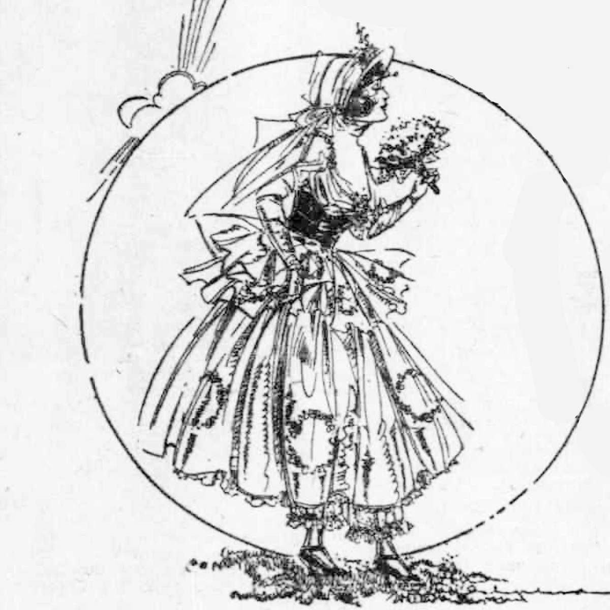 Off the charts #cottagecore! Check out this fun #fashion feature from 110 years ago in the Pensacola Journal bit.ly/CottageFashion #VintageNewspapers