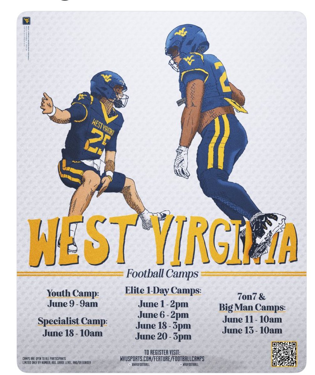 Daniel Robinson (@danrecruit26) on Twitter photo Thankful for the invite to West Virginia University football camp! Shout out to Coach Garrett. #Prospect #Danrecruit26 🏈<a href="/CoachRGarrett/">Ryan Garrett</a> Thankful for the invite to West Virginia University football camp! Shout out to Coach Garrett. #Prospect #Danrecruit26 🏈<a href="/CoachRGarrett/">Ryan Garrett</a>