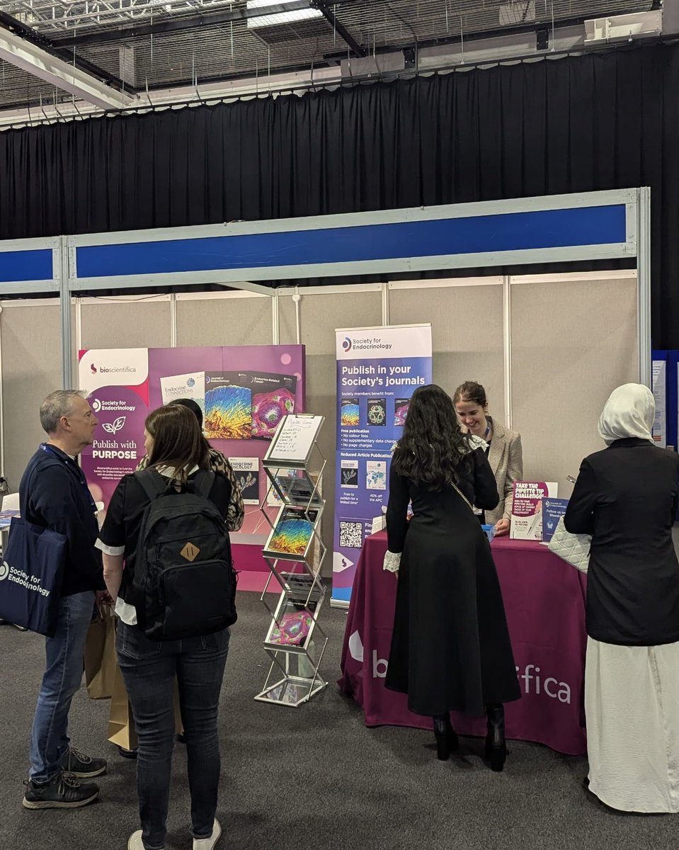 Great to speak to so many of you today on day two of #SfEBES2025 !

If you haven’t already make  sure you come by the Bioscientifica stand tomorrow to take on our pipette tip challenge and chat about the journal! 👋