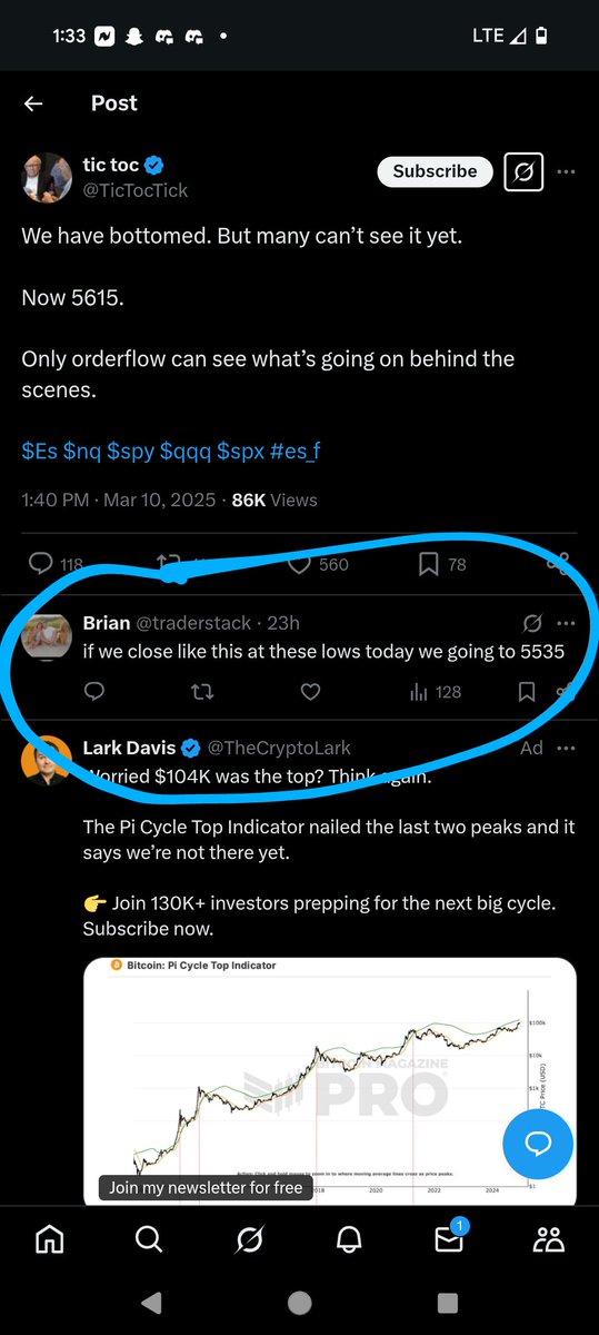 traderstack's tweet image. Some guys are clowns on here  , called yesterday @es $es