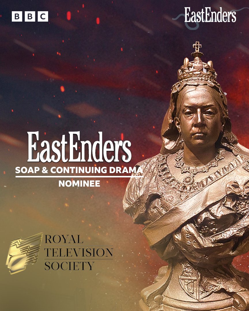 BBC EastEnders (@bbceastenders) on Twitter photo We’re thrilled to announce that #EastEnders has been nominated for Soap & Continuing Drama at the 2025 <a href="/RTS_media/">Royal Television Society</a> Awards! 🏆 We’re thrilled to announce that #EastEnders has been nominated for Soap & Continuing Drama at the 2025 <a href="/RTS_media/">Royal Television Society</a> Awards! 🏆