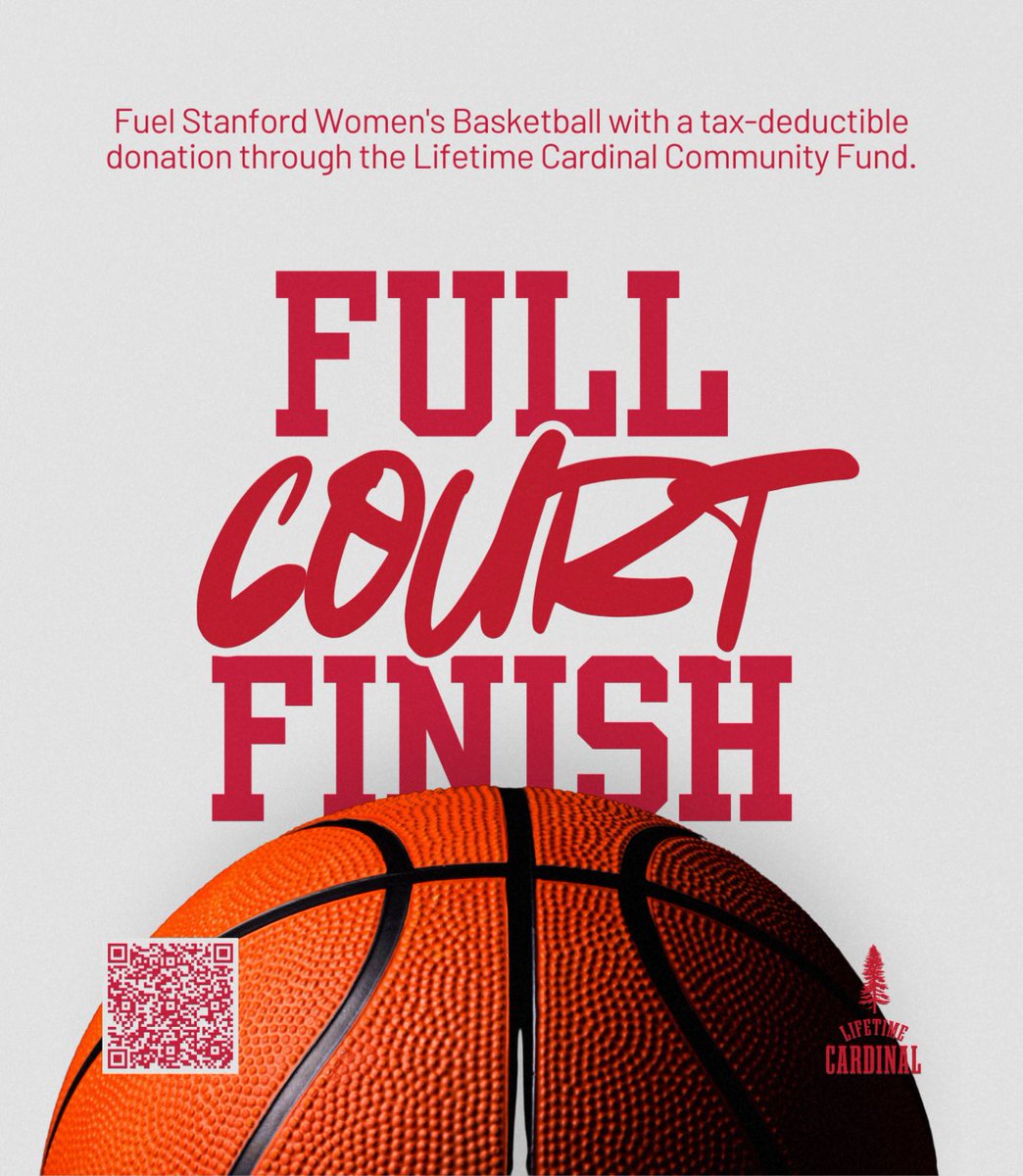 We need you &amp; your support Cardinal Nation! Help us win on &amp; off the court by donating to Lifetime Cardinal Community Fund. 🌲💋

bit.ly/WBB_2025Fundra…