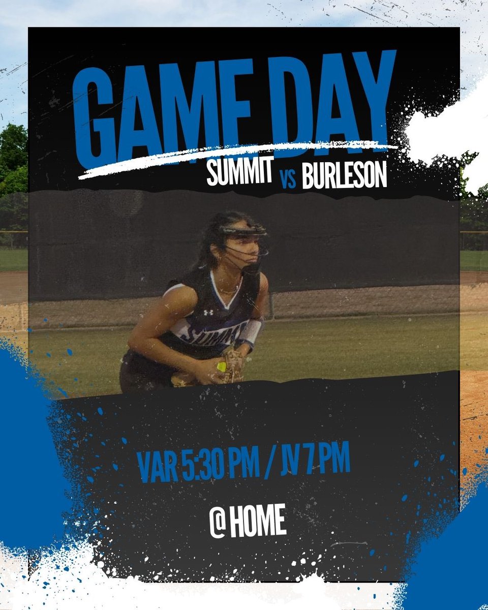 Come out and support your Lady Jags at home Vs. Burleson! Varsity will begin at 5:30 and JV will follow! We would love your support tonight 🥎💙🐆