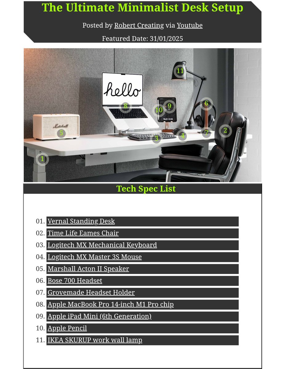 CyberTechWare's tweet image. Elevate your work-from-home game with our innovative tech desk setups! 🌟💻 Find everything you need to create a seamless workspace at CyberTechWare.com. #TechDesk #Vernal #TimeLifeEames #Logitech #Marshall #Bose #Grovemade #MacBook #Apple #iPad #IKEA #DeskSetup #TechSpecs…