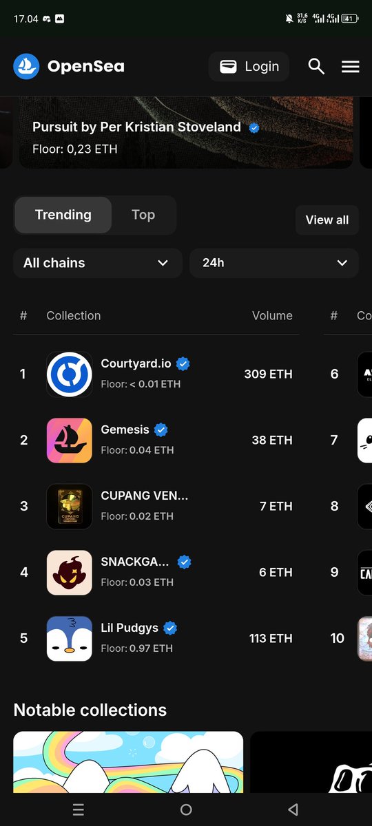 <a href="/vian050101/">DEMIANBRUCE (Ø,G)</a> <a href="/zksrzkshmr/">zksrzkshmr</a> <a href="/ArnoldPoernomo/">Arnold.P</a> <a href="/Ghozali_Ghozalu/">Ghozali</a> Wow this crazy #CupangVentures has become the trending No 3# on opensea past azuki