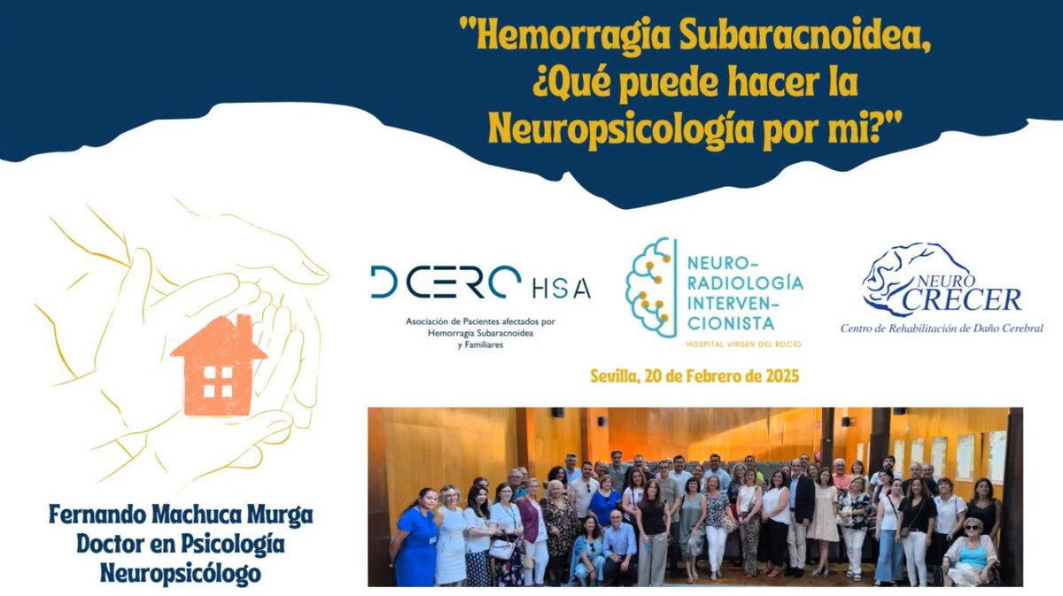 Gracias al doctor en psicologíay neuropsicologo,  Fernando Machuca por su ponencia para los socios de Dcero. #aprendiendoavivirdenuevo #porquejuntossomosmasfuertes #hsa #aneurismacerebral @neurocrecer_es