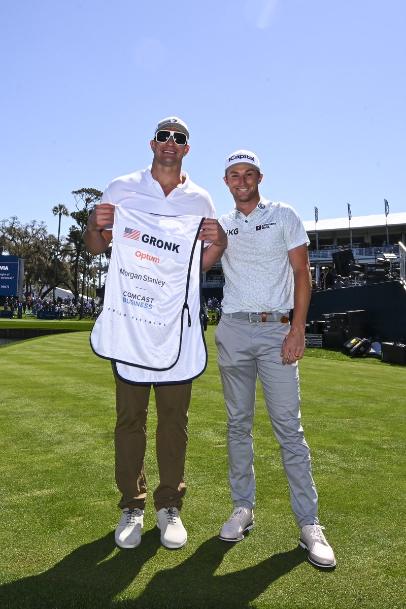 THEPLAYERS's tweet image. Getting the party started early. 

@RobGronkowski is in the Stadium!

#THEPLAYERS | @FanDuel