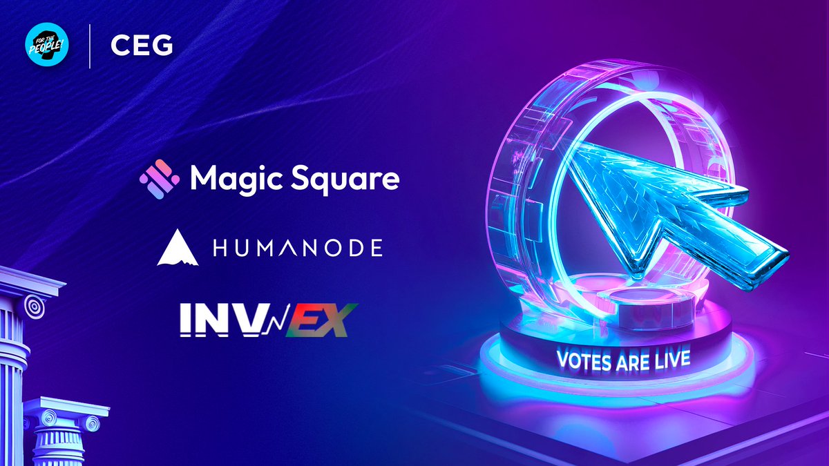 New votes are now LIVE! Check out
<a href="/MagicSquareio/">Magic Square</a>
<a href="/humanode_io/">Humanode</a>
<a href="/InvnexCo/">Invnex</a>
and cast yours now!   

And remember about new quorum type!  
Vote ➡️ proposals.ceg.vote
