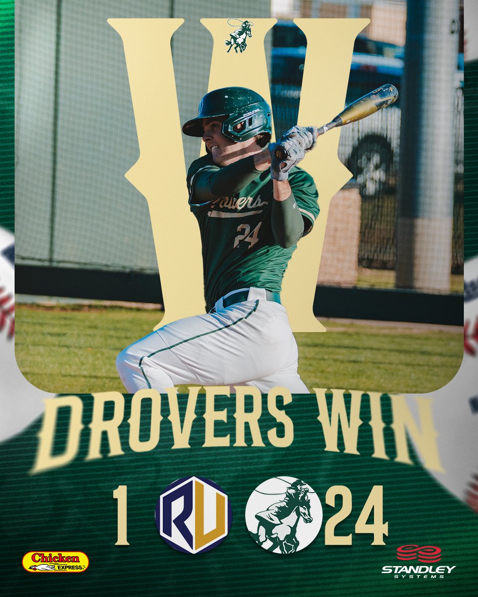 𝗘𝗩𝗘𝗥𝗬𝗕𝗢𝗗𝗬 𝗔𝗧𝗘‼️

Lasater: 4-4, 2B, HR, 4R, 4RBI
McDowall: 4-4, 2R, 2SB, RBI
No. Herchock: 2-3, 3B, HR, 2R, 4RBI
Wiley: 3-5, 2 2B, 3R, 2RBI
Ninness: 2-2, 2 2B, 2R, RBI
Martinez: 2-6, HR, 2R, 5RBI
 
#DroverDUB x #DroverNation🐎