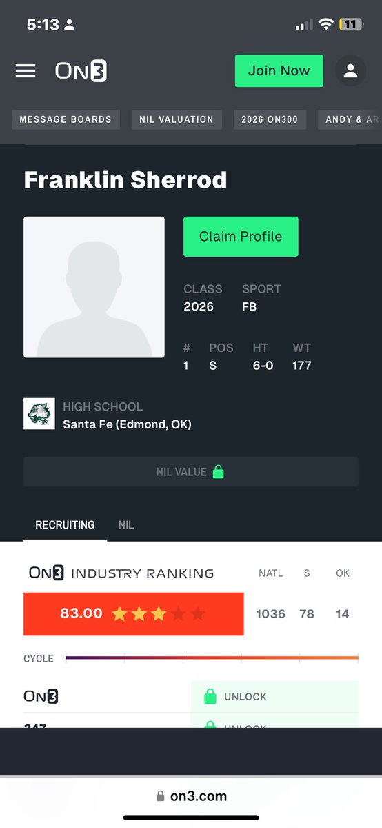 Trey Sherrod 3⭐️DB (@sherrod7trey) on Twitter photo Thankful to be a 3⭐️ on <a href="/On3sports/">On3</a> as well.Still working!
<a href="/ChadSimmons_/">ChadSimmons</a> <a href="/SFwolvesFTBL/">Santa Fe Wolves Football #TheFE</a> <a href="/Sooner7v7/">Sooner7</a> <a href="/TheShaqMiller/">Coach Miller</a> <a href="/Josh_Scoop/">Josh McCuistion</a> Thankful to be a 3⭐️ on <a href="/On3sports/">On3</a> as well.Still working!
<a href="/ChadSimmons_/">ChadSimmons</a> <a href="/SFwolvesFTBL/">Santa Fe Wolves Football #TheFE</a> <a href="/Sooner7v7/">Sooner7</a> <a href="/TheShaqMiller/">Coach Miller</a> <a href="/Josh_Scoop/">Josh McCuistion</a>