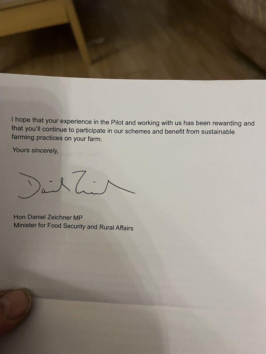 1/2 Just thought i’d share this letter we received literally yesterday from Daniel Zeichner MP thanking us for everything we have done to shape the new sfi and reassuring us that the government is investing in the industry