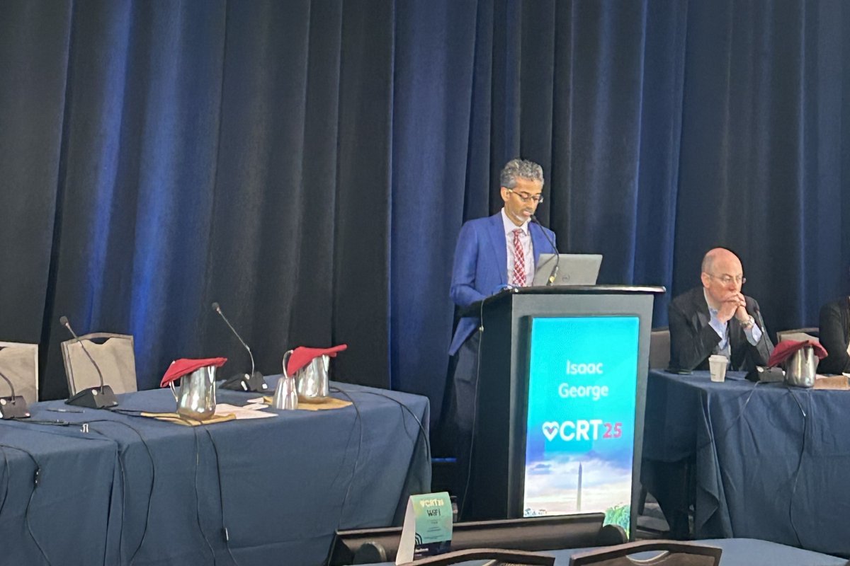 AnterisTech's tweet image. At the CRT conference this week, Dr. Isaac George presented about advances in leaflet technologies used in replacement heart valves and featured the ADAPT® tissue technology from Anteris. ADAPT®-treated tissue has been clinically proven to be calcium-free through 10 years of…