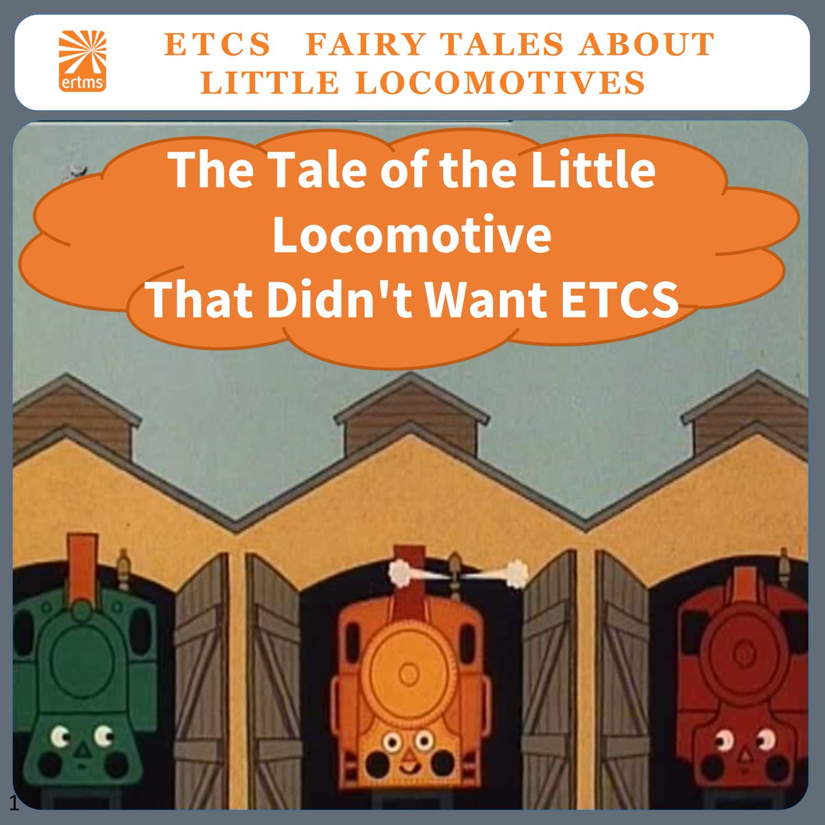 vagoncz's tweet photo. "The Tale of the Little Locomotive that didn't want ETCS"
Story from the world of railway signalling and ETCS based on the book: Pohádky o mašinkách (Fairy Tales About Little Locomotives) by Pavel Nauman and Czech Television's 1985 evening cartoons.

@ERTMS #ETCS #Retrofit🧵 https://t.co/xvw9W3bOPH
