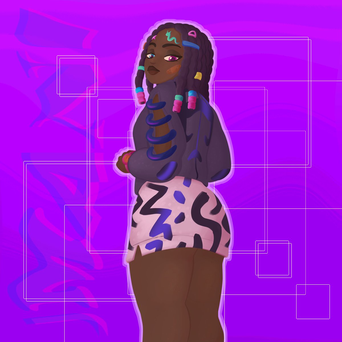 BreArtz's tweet photo. Imani ⚡️💖

[ #Fortnite #FortniteFanArt ] https://t.co/4hxwu9aCnq