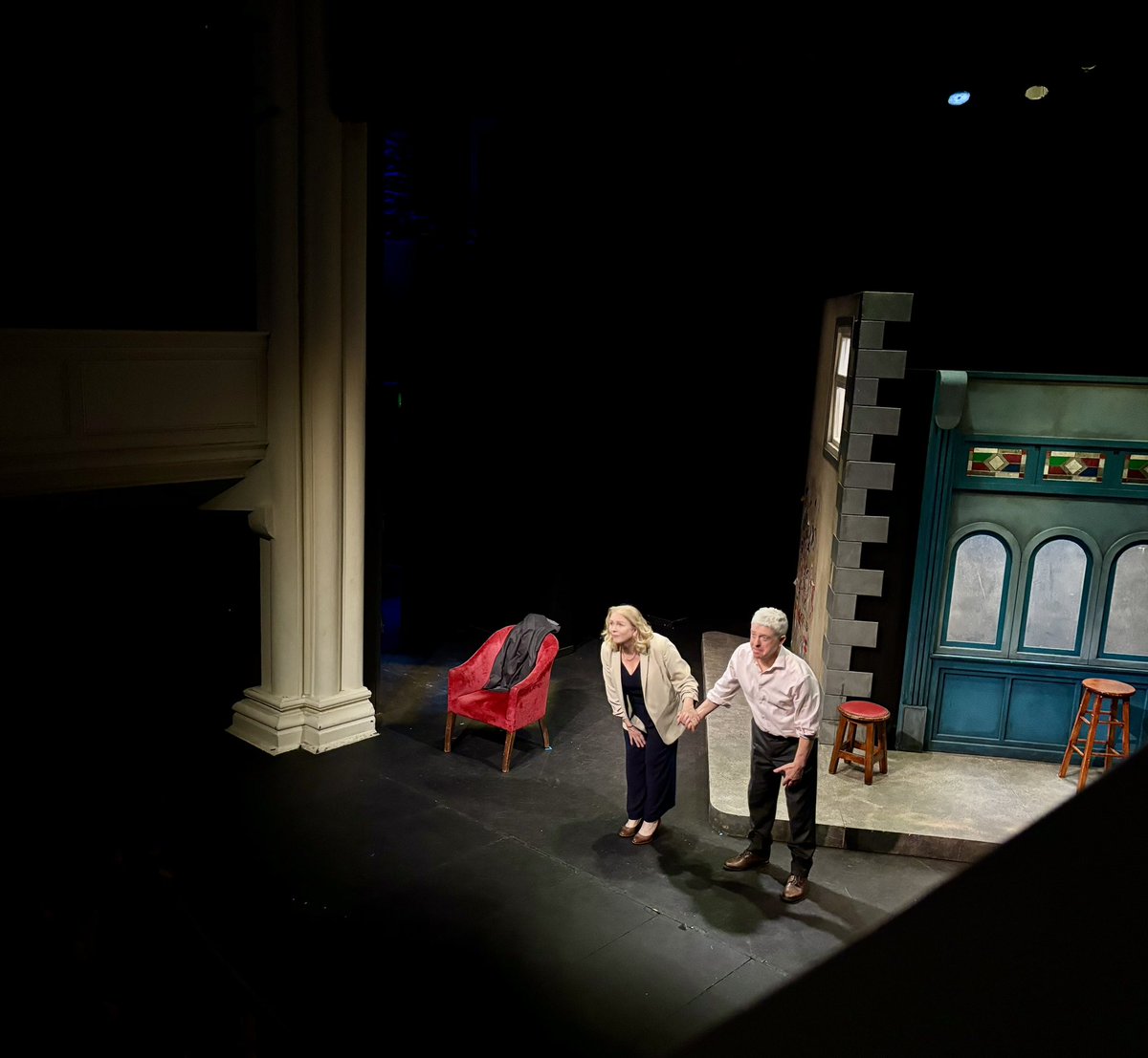 Fiachra Ó Céilleachair (@fiachraocr) on Twitter photo Excellent piece of theatre this evening in <a href="/theatreroyalw/">Theatre Royal</a> (+ runs there tomorrow Wednesday 12th)
Heaven from <a href="/Fishamble/">Fishamble: The New Play Company</a> with Janet Moran & Andrew Bennett superb as storytellers on stage + Eugene O’ Brien’s script, Jim Culleton’s direction and Zia Bergin-Holly’s lighting etc. Excellent piece of theatre this evening in <a href="/theatreroyalw/">Theatre Royal</a> (+ runs there tomorrow Wednesday 12th)
Heaven from <a href="/Fishamble/">Fishamble: The New Play Company</a> with Janet Moran & Andrew Bennett superb as storytellers on stage + Eugene O’ Brien’s script, Jim Culleton’s direction and Zia Bergin-Holly’s lighting etc.