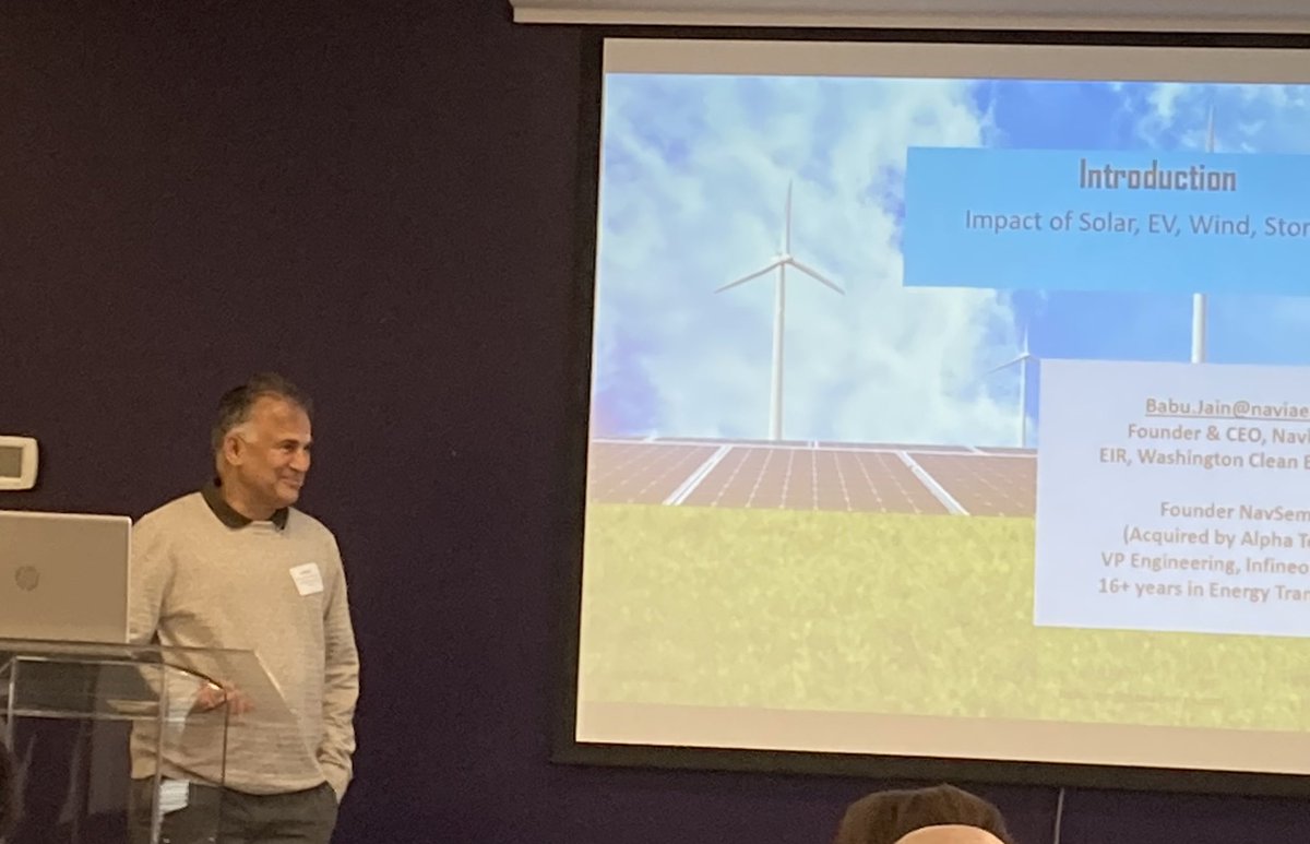 Michael Marc Grossman (@mmgrossman) on Twitter photo What’s the impact of solar, wind, and EVs on the grid? Babu Jain is sharing how we solve the duck curve at UE Clean Energy Testbeds <a href="/UW_CEI/">Clean Energy Institute</a> What’s the impact of solar, wind, and EVs on the grid? Babu Jain is sharing how we solve the duck curve at UE Clean Energy Testbeds <a href="/UW_CEI/">Clean Energy Institute</a>