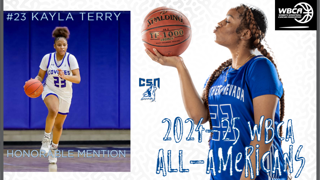 The Coyote Family is excited to congratulate Kayla Terry on being named a “2024-25 Women’s Basketball Coaches Association” All-American Honorable Mention. Terry averaged 12.9 PPG, 8.8 RPG this season.
🐺🏀😤 #WinTheDay #WBCAAllAmerican