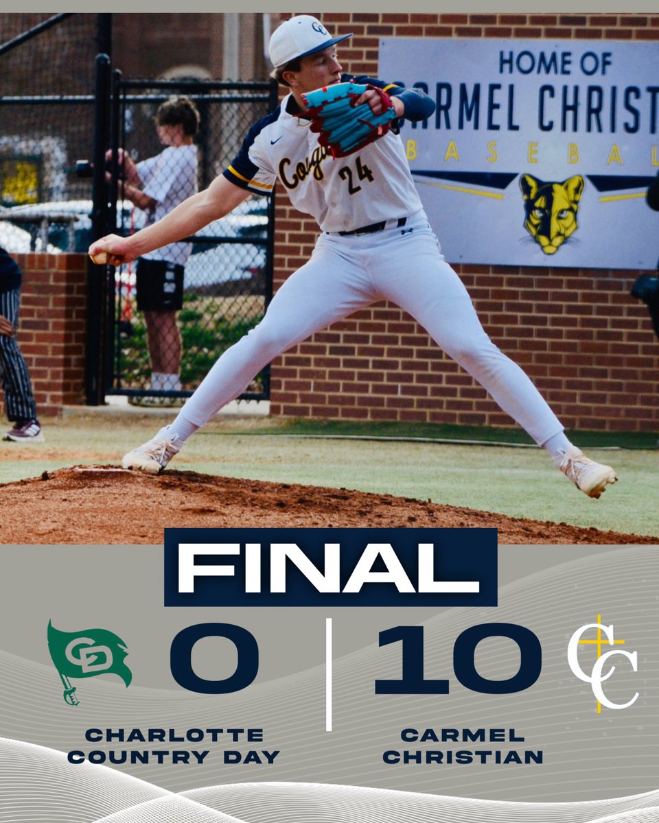 CCSBaseball10's tweet photo. Cougars Win‼️

David Rodriguez: 3-4, HR, 4 RBIs
Leyton Guhl: 2-2, HR, 2 BB, 3R, SB
Caden Tarr: 1-3, HR, BB, 3R
Colson Krause: 5 IP, 2H, 5Ks

Next game will be Thursday vs. Asheville Christian for our Faculty and Staff Appreciation Game! First pitch will be at 4:15! https://t.co/SKzGD5rbSx