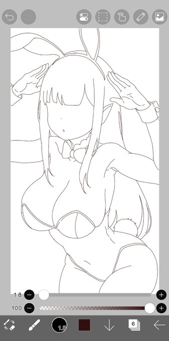 下描き終わり!
前に指がAIみたいって言われて悲しい思いしたので、変な箇所あったら教えてください_(┐「ε:)_ 