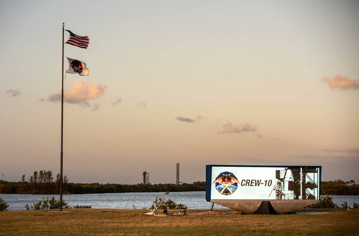 “Go” to proceed with launch!

<a href="/NASA/">NASA</a> and <a href="/SpaceX/">SpaceX</a> leaders polled "go" for the launch of #Crew10 to the <a href="/Space_Station/">International Space Station</a> ahead of liftoff, targeted for Wednesday, March 12, at 7:48pm ET.

More: go.nasa.gov/41XFdDl