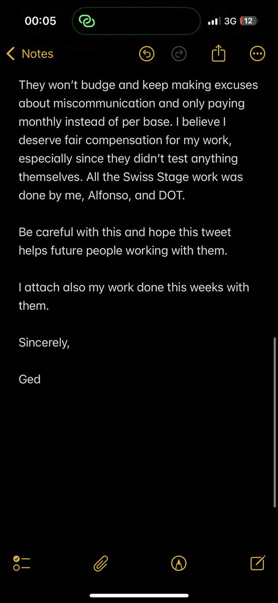 Cuba Esports scammed me🫠

Here I explain what happened. 

In comments I attached the work I’ve done with them the 2 weeks of Warm Up. 

Rt is appreciated.

Thank you.