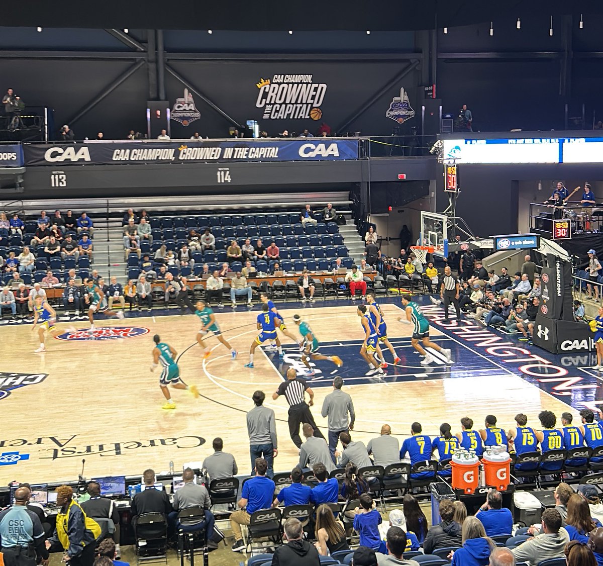 Karl Heiser (@kheisercbb) on Twitter photo Here in SE D.C. for the 2025 CAA Championship!
(2) UNC Wilmington vs. (12) Delaware with an NCAA Tournament bid on the line!
<a href="/JimmerRangePod/">Jimmer Range</a> Here in SE D.C. for the 2025 CAA Championship!
(2) UNC Wilmington vs. (12) Delaware with an NCAA Tournament bid on the line!
<a href="/JimmerRangePod/">Jimmer Range</a>