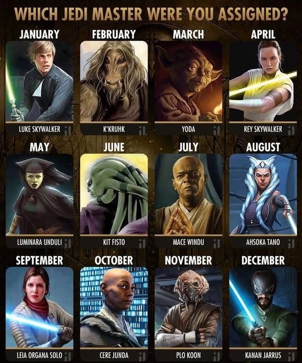 Who is training you in the ways of the Force? ✨