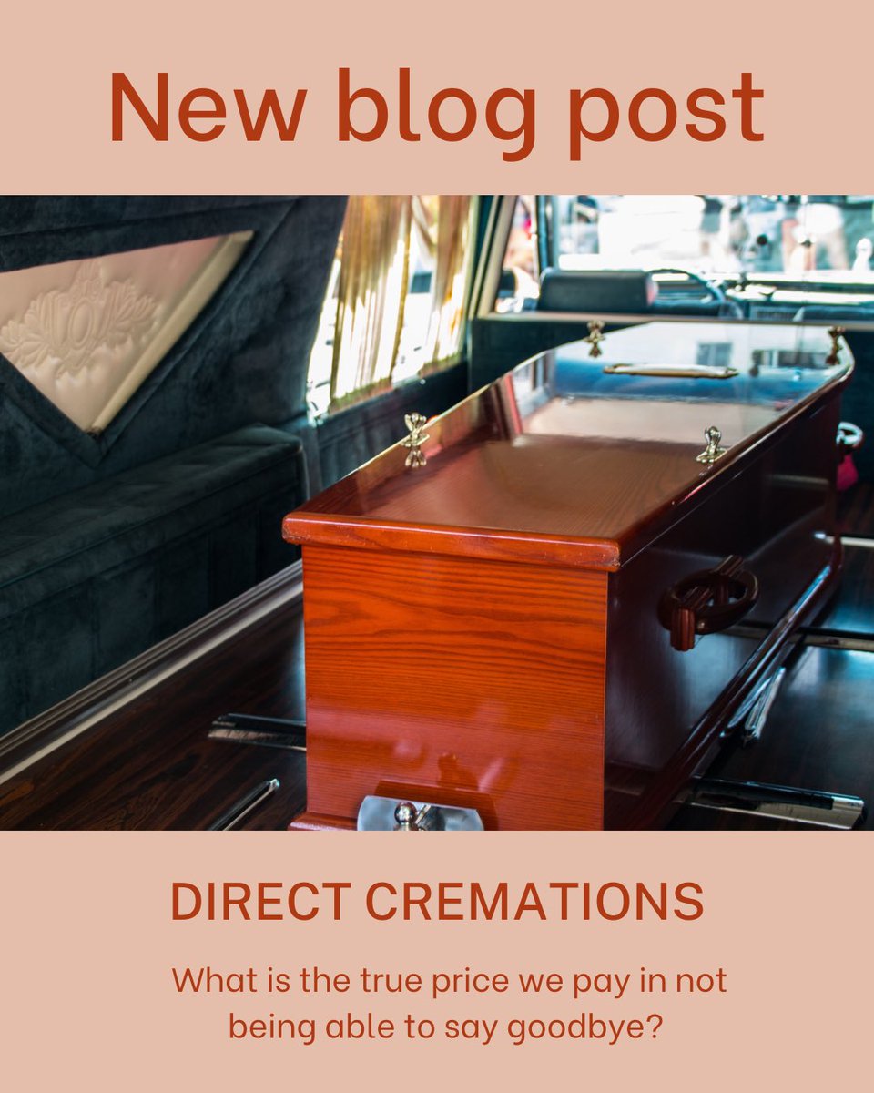 Direct Cremations, they may save £’s but what is the true cost in not being able to say goodbye?
Read our latest blog at professionalcelebrants.org.uk/direct-cremati…