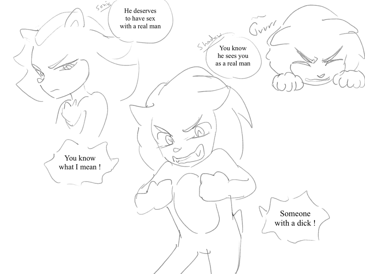 onstandbye's tweet photo. #sonadow #shadonic #trans #transsonic #sonic #shadow #SonicTheHedgehog #ShadowTheHedgehog #comics 
TW: Dysphoria https://t.co/tA9o1PNkYL
