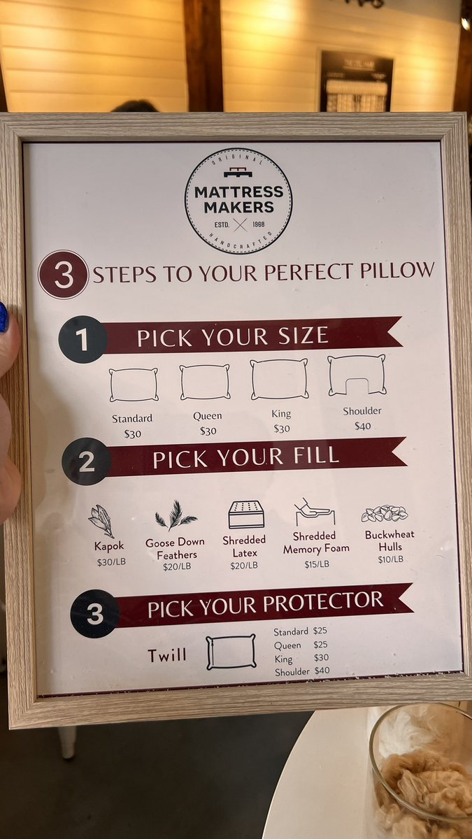 AHGCa1603's tweet image. Making a custom pillow, at Mattress Makers in La Mesa, and supporting a local family owned business! It’s like Build a Bear for grown ups! Super reasonable prices, too! 
#madeinsandiego #mattressmakers