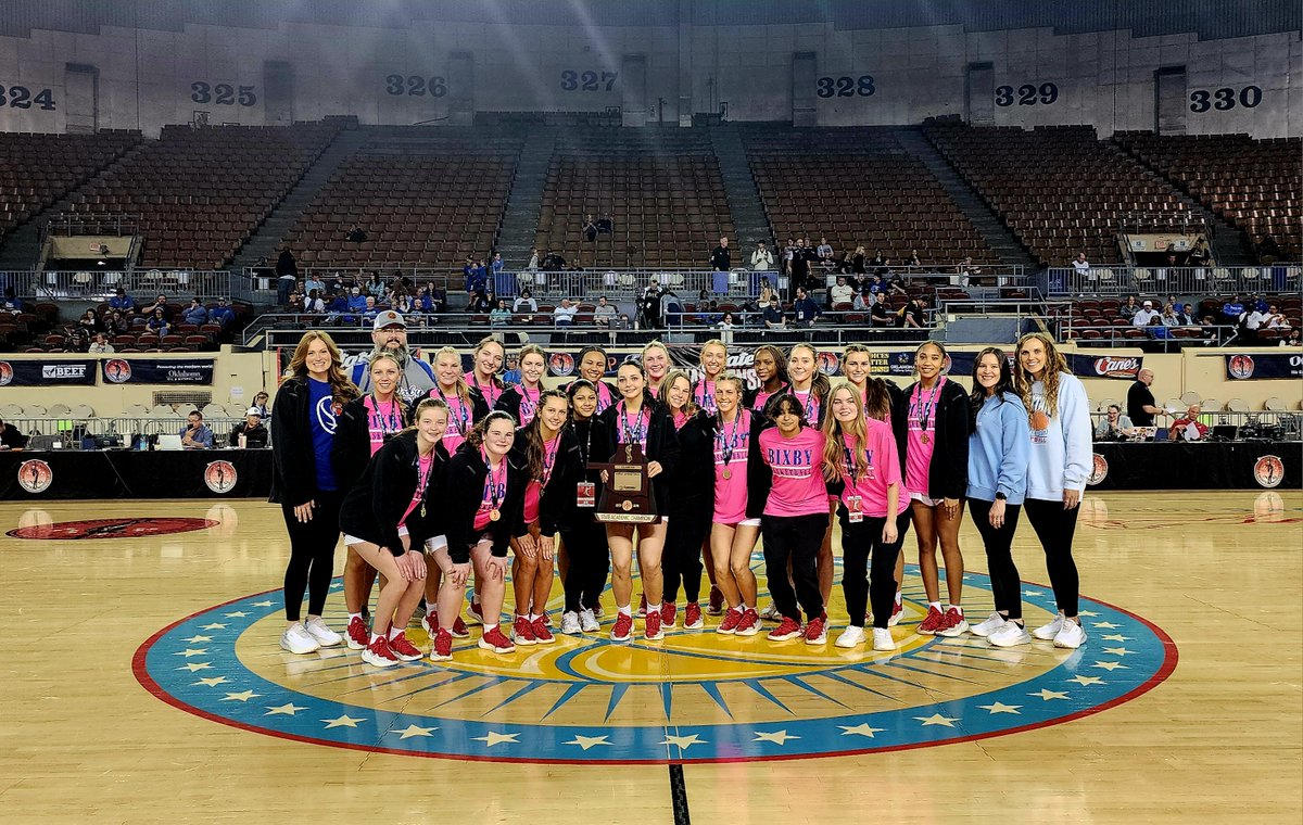 IWasAtTheGame's tweet photo. 2025 Oklahoma CLASS 6A GIRLS Basketball
#OKPreps OSSAA ACADEMIC State Champions

BIXBY Lady Spartans https://t.co/LPtO7OsuYA