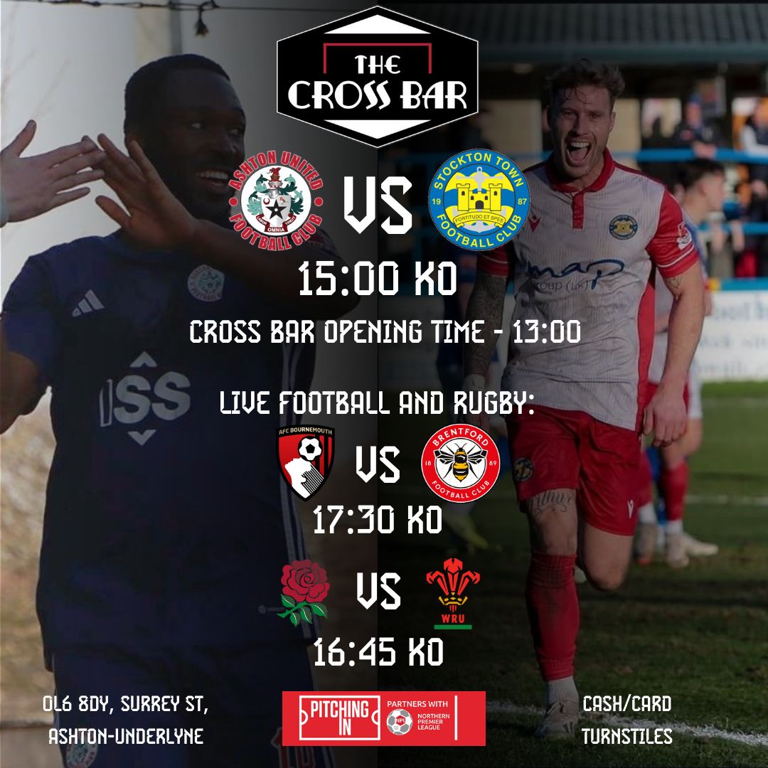 Ashton United FC (@ashtonunitedfc) on Twitter photo ๐พ๐๐๐๐๐ ๐๐๐๐ ๐๐ ๐๐๐๐๐ ๐พ๐๐๐๐
Play-Off chasing <a href="/stockton_townfc/">Stockton Town FC</a> are next to visit Hurst Cross as we get to the business end of the season
Tickets are now on sale; Cash and Card turnstiles are available
๐tinyurl.com/hometicks
#aufc #robinsrevolution ๐พ๐๐๐๐๐ ๐๐๐๐ ๐๐ ๐๐๐๐๐ ๐พ๐๐๐๐
Play-Off chasing <a href="/stockton_townfc/">Stockton Town FC</a> are next to visit Hurst Cross as we get to the business end of the season
Tickets are now on sale; Cash and Card turnstiles are available
๐tinyurl.com/hometicks
#aufc #robinsrevolution