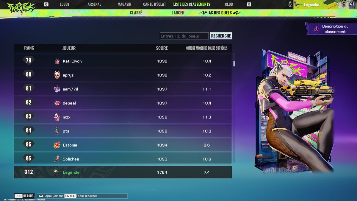 Top 300 world unlocked, Rank 1 my snip is coming. 🔥<a href="/PlayFragPunk/">FragPunk</a> #BreakTheRules