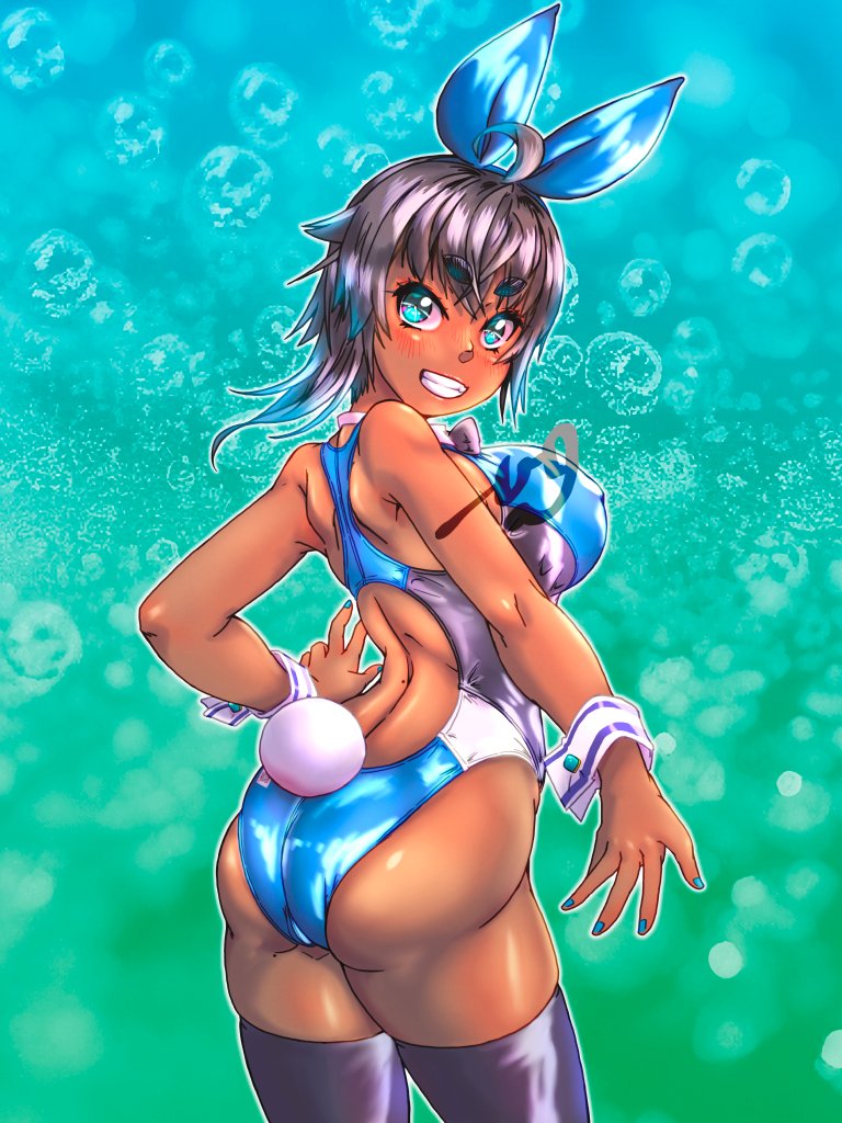 競水バニー…流行れ…! 
#九嶺蓮歌
#狩賀智花 