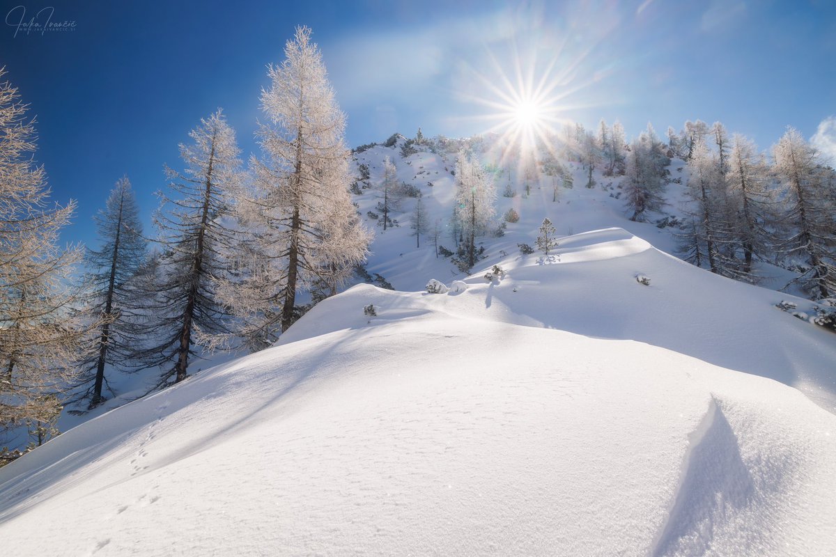 A Week Ago: Beautiful Hike to Trupejevo Poldne After Fresh Snowfall – Check Out the Photos! #trupejevopoldne #freshsnow #karawanken #karavanke #alps #slovenia #landscape #hike #nature
