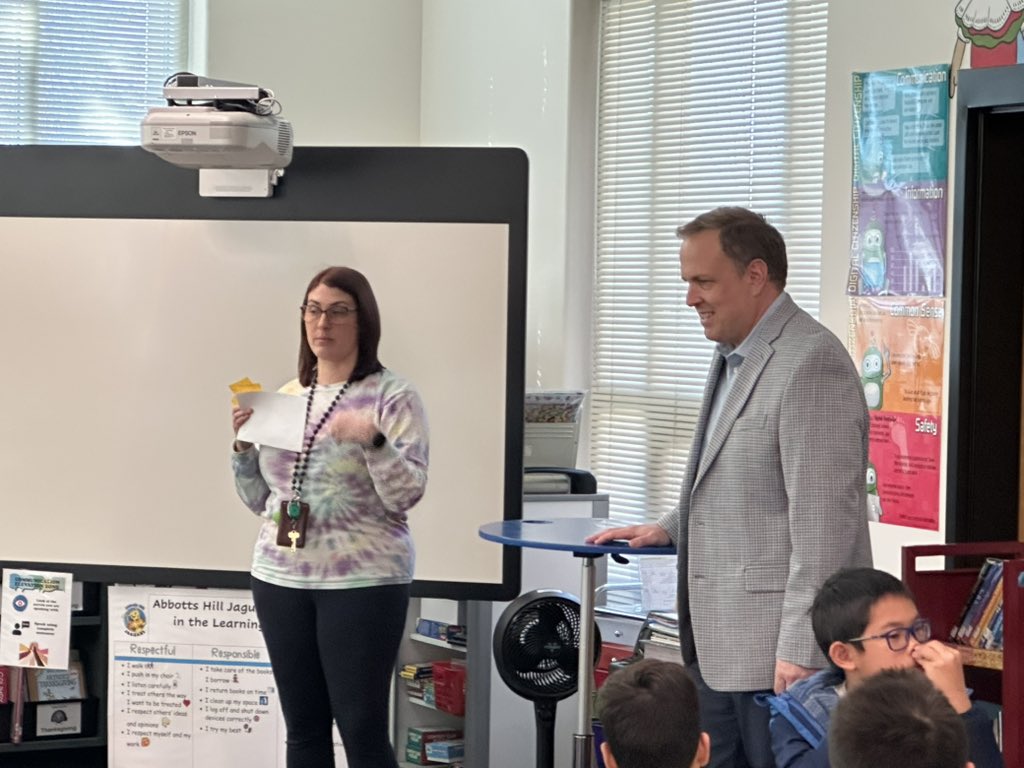 Third grade is learning about local government from our Mayor Bradberry! Ss came with questions to ask and listen to what Mayor Bradberry had to share!  <a href="/AHE_Principal/">Jill Osmerg</a> <a href="/FultonCoSchools/">FultonCountySchools</a> <a href="/JohnsCreekGAgov/">CityofJohnsCreek</a>