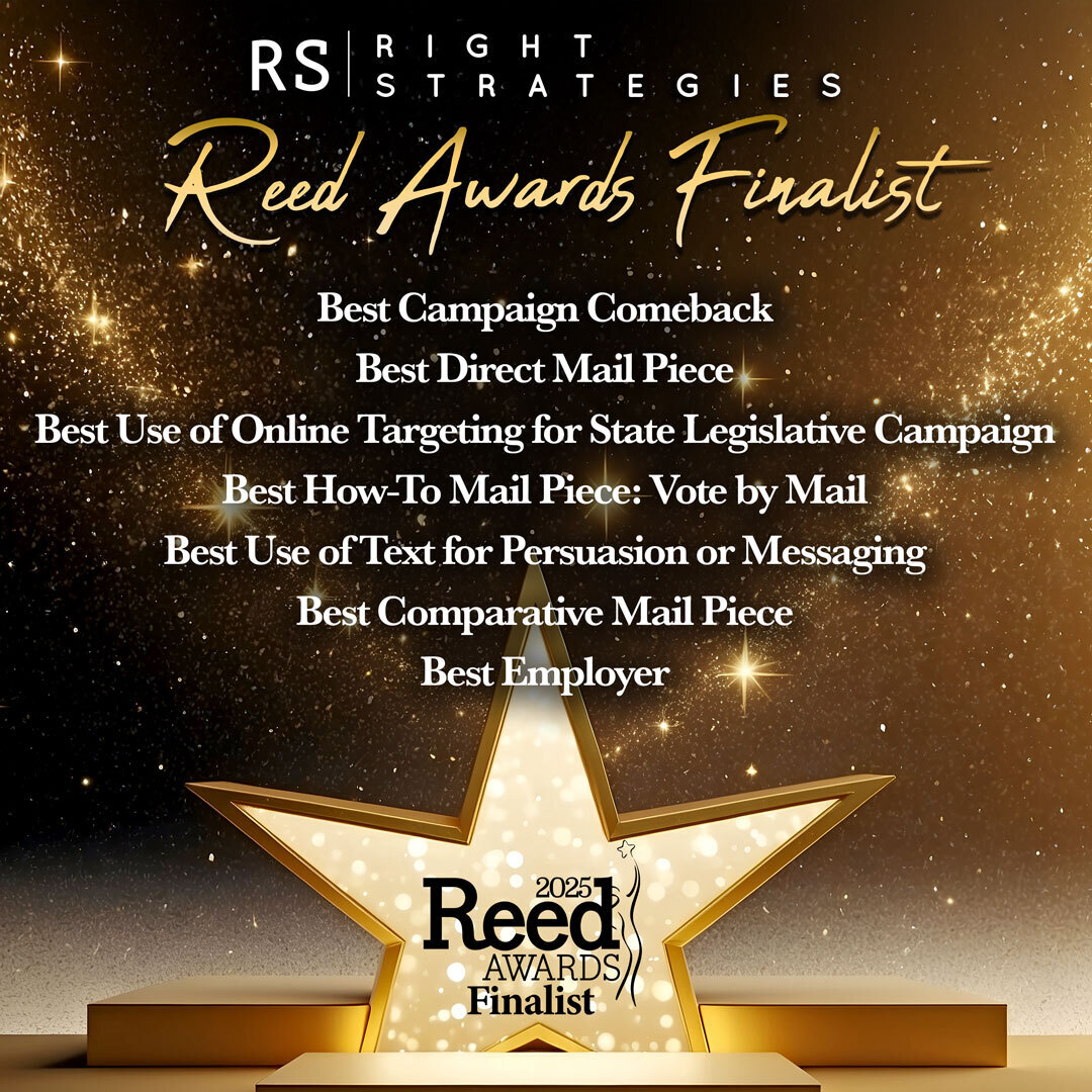 StrategiesRight's tweet photo. ⏳ The countdown is on! Only weeks until the Reed Awards! 🎉 We’re thrilled that Right Strategies is nominated for SEVEN awards! 💙✨ Will you be at the Reeds? DM Morgan Bonwell or Michael Blevins to grab drinks! 🍸🍻 Can’t wait to celebrate! #ReedAwards2023 https://t.co/m8qf4DPAmN