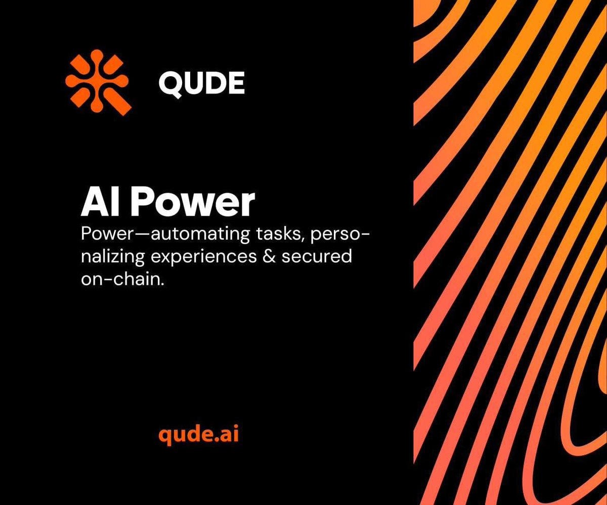 🚨 The AI gold rush is here, and $QUDE is leading the charge!

❌ No coding. No barriers. No limits.
✅ Just pure AI power—automating tasks, personalizing experiences &amp; secured on-chain.

Think AI adoption is big now? Imagine after the White House Crypto Summit.