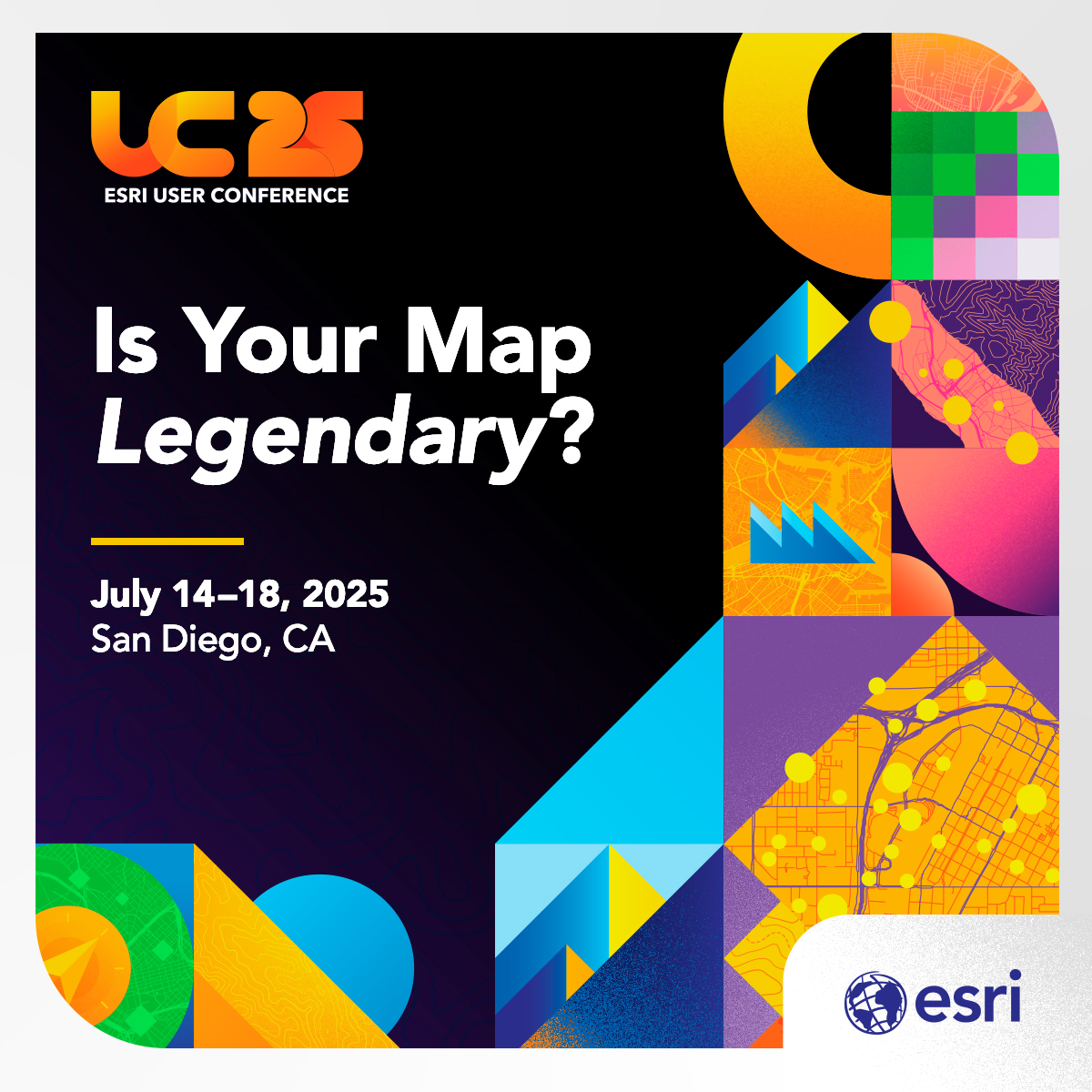 Are you the map GOAT? 😎🗺️ Submit your maps by May 30 for a chance to be featured in the Map Gallery.

🔹Get the details: ow.ly/Uwg850VfPKl

#EsriUC2025