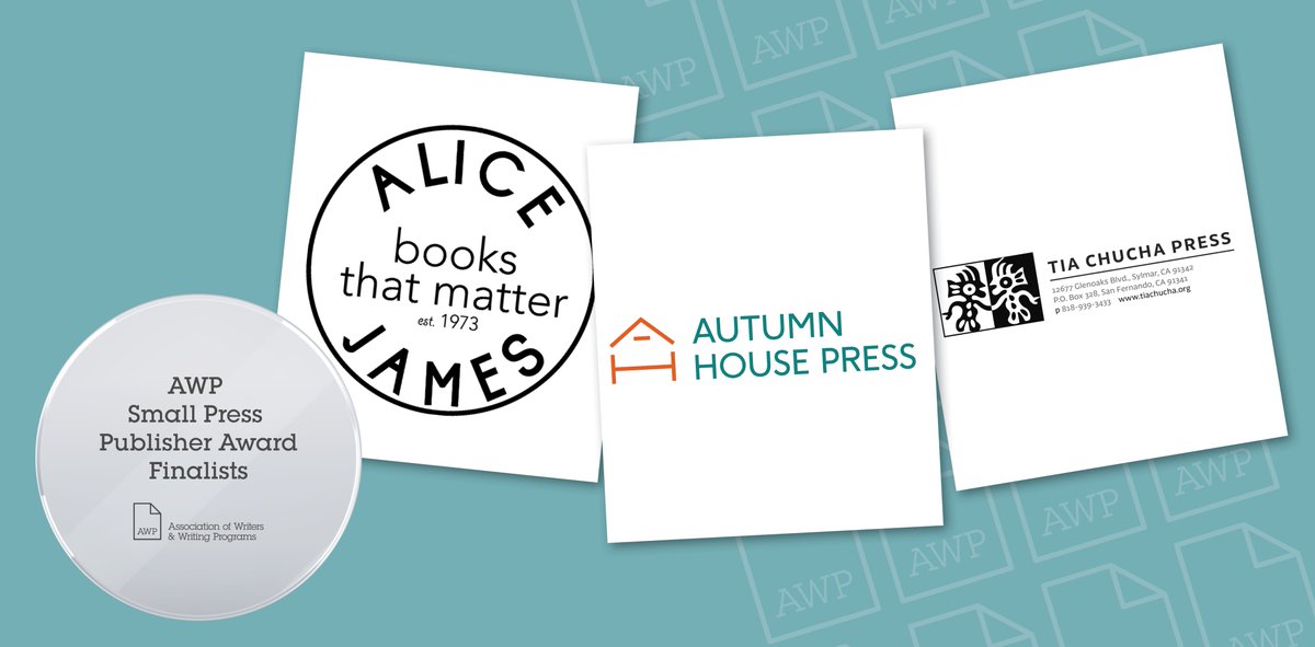 AWP (@awpwriter) on Twitter photo Congratulations again to the 2025 AWP Small Press Publisher Award finalists:@alicejamesbooks, <a href="/AutumnHousePrs/">Autumn House Press</a>, and Tia Chucha Press! awpwriter.org/AWP/AWP/Contes… Congratulations again to the 2025 AWP Small Press Publisher Award finalists:@alicejamesbooks, <a href="/AutumnHousePrs/">Autumn House Press</a>, and Tia Chucha Press! awpwriter.org/AWP/AWP/Contes…