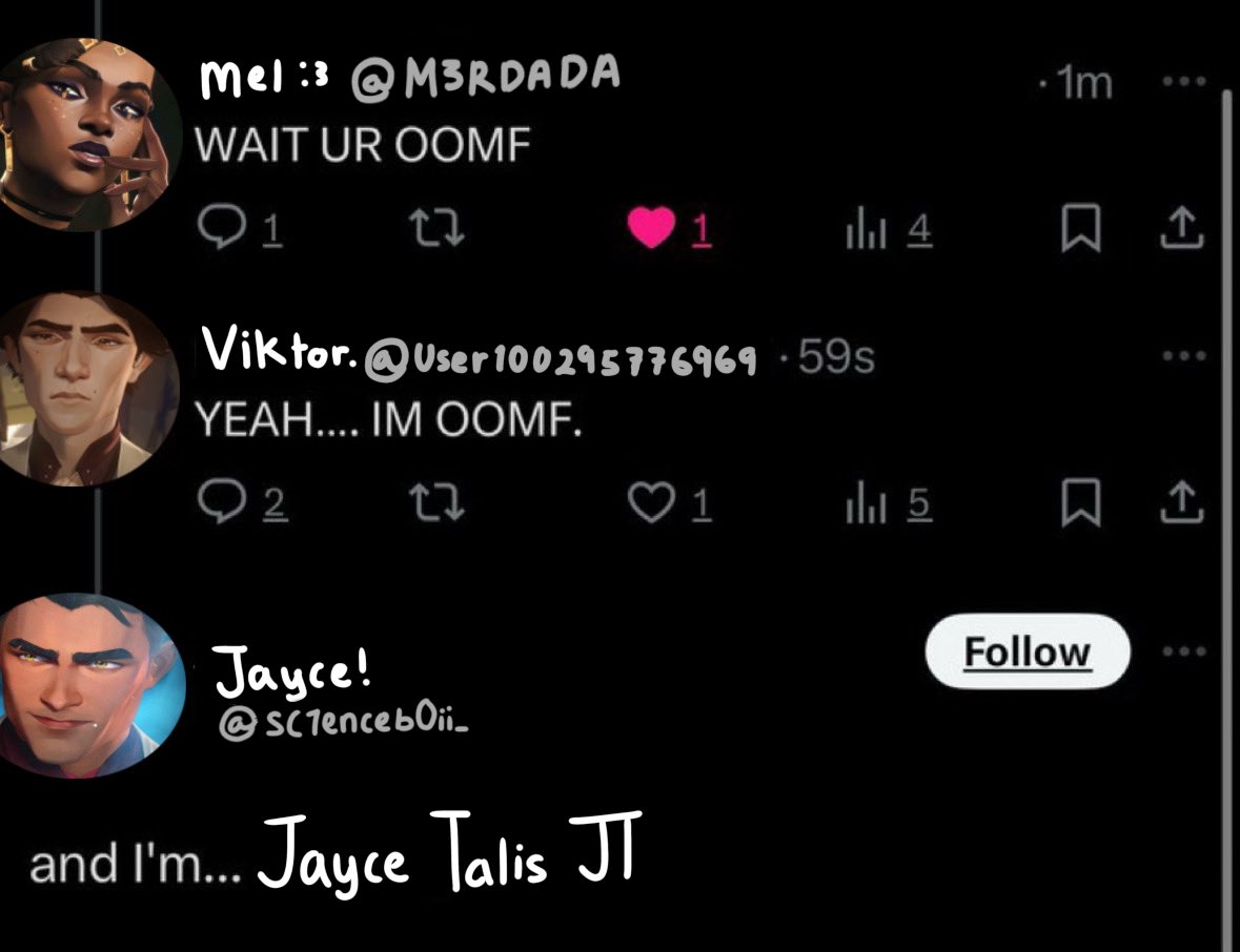 and i’m …  jayce talis