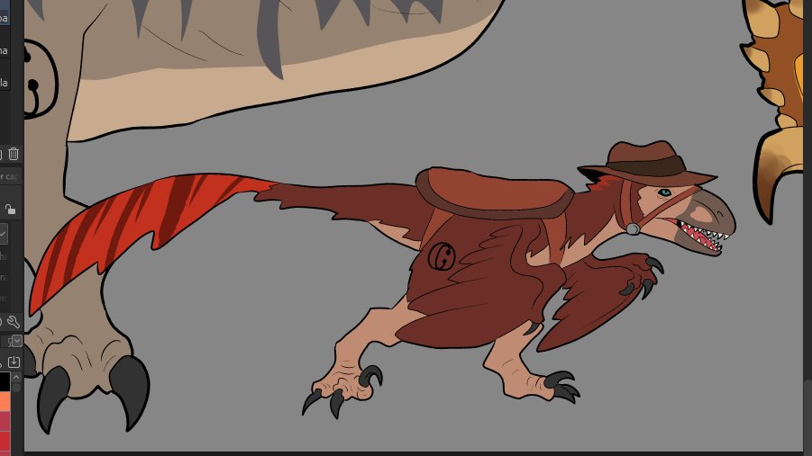 Kaizer_Art54's tweet image. Aprovechando el mame
Diseño de Utharaptor que saldrá en mi comic The Wake 

#PaleoAgainstAI #Utharaptor