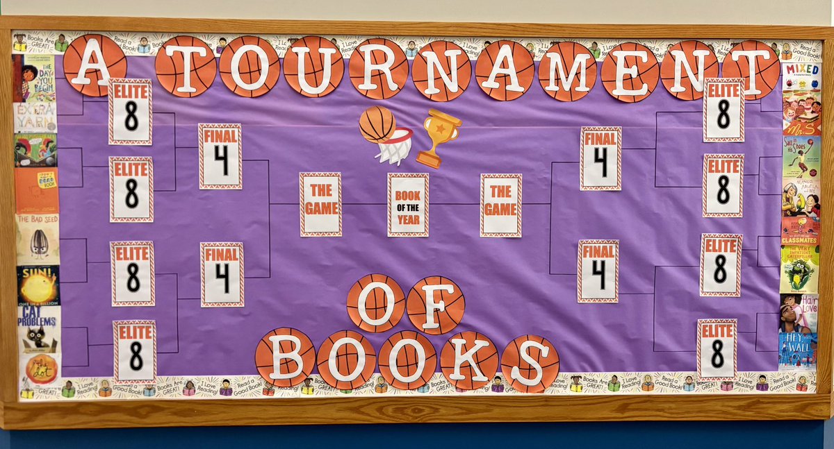 It’s that time of year!! Which book will be the 2025 Tournament of Books champion?? 🏆📚🏀 #WeAreWayne #PantherProud #MarchMadness